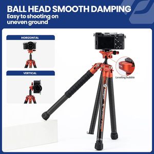 Siêu Ánh Sáng Xách Tay Du Lịch Chuyên Nghiệp Sợi Carbon <span class=keywords><strong>Tripod</strong></span> Cho Máy Ảnh Dslr 62 Inch Trọng Lượng Nhẹ Du Lịch Máy Ảnh <span class=keywords><strong>Tripod</strong></span> - Product Image 4
