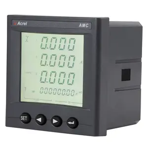 Acrel 3 phases AC/DC85 ~ 265V compteur d'alimentation AMC96L-E4/KC surveillance de la consommation d'énergie des moteurs électriques et pétroliers urbains