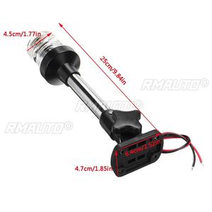 12V-24V Pactrade Marine for Boat Fold Down LED Navigation Light for <b>Yacht</b> for Boat Stern Anchor Light Sailing Signal Light - Product Image 5