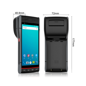 S60 5,5 Zoll <span class=keywords><strong>Android</strong></span> 9.0 4g WLAN Ip66 robuster wasserdichter Hoch geschwindigkeit laser 1d 2d Barcode Scanner Pdas Mit eingebautem Beleg drucker - Product Image 1