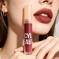 Rouge à lèvres liquide mat longue tenue, waterproof, hydratant, sans transfert, effet velours aérien, végétalien, à base de plantes, sans logo, best-seller