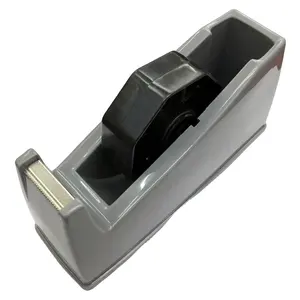 Dispensador de cinta adhesiva 2 en 1 para uso en oficina, cortador de cinta adhesiva de escritorio de alta calidad para uso en embalaje de fábrica