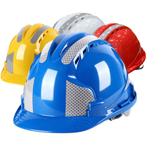 Elmetto industriale certificato EN397 Hat HDPE/ABS ingegneria protettiva costruzione di sicurezza casco - Product Image 1