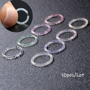 Lot de 10 Anneaux Nasaux Médicaux en Bioplastique Flexibles et Tendance, Universels pour Hommes et Femmes, Couleurs Variées, pour Septum Nasal - Product Image 2