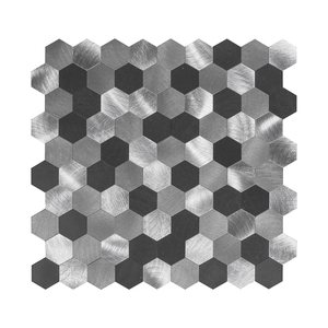 <span class=keywords><strong>Carrelage</strong></span> mural hexagonal noir et <span class=keywords><strong>blanc</strong></span> <span class=keywords><strong>Carrelage</strong></span> à peler et coller en <span class=keywords><strong>vinyle</strong></span> 3D pour salle de bain - Product Image 1