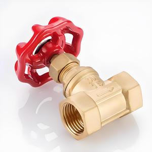 ISO CE chứng nhận PN16 Brass Globe valve với hướng dẫn sử dụng chủ đề kết nối 1/2 '-4' nhiệt độ cao cho máy nước nóng OEM hỗ trợ - Product Image 1