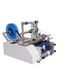 Factory Discount Semi-automatic Manual <b>Label</b> <b>Printing</b> <b>Machine</b> for Glass Plastic PET Bottle and Jar Labeling - Product Image 4