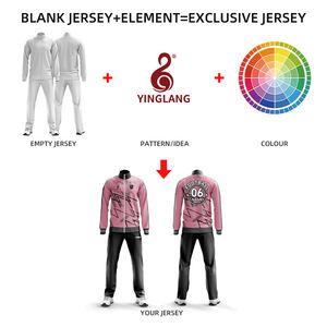 ชุดวอร์มเล่นฟุตบอลสำหรับผู้ชายชุดฝึกฟุตบอลแบบวินเทจพิมพ์ลายโลโก้ได้ตามต้องการ - Product Image 2