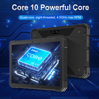 10,1 pulgadas de alto rendimiento Quad Core 8 Thread Cpu compatible con posicionamiento Gps Nfc con función de escáner 1D 2D Windows Tablet resistente