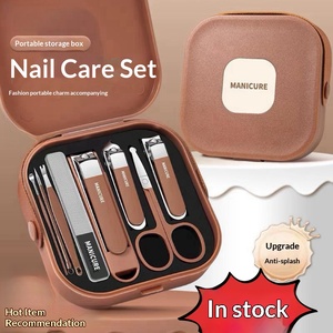 Set di Strumenti per Manicure con Tronchesine per Unghie Portatili e Funzione Anti-Schizzi - Product Image 2