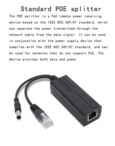 10/100/1000Mbps Gigabit <b>POE</b> Adapter Standard Isolated 48V 12V 2A Power Ethernet Camera Separator Network <b>Switches</b> - Product Image 4
