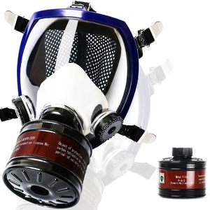 <span class=keywords><strong>Masque</strong></span> respiratoire intégral en silicone avec cartouche auto-amorçante, système de protection contre la poussière et le formaldéhyde - Product Image 1