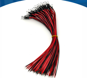 Ampoule LED pré-câblée 3 mm 12 V, couleur unique, diodes électroluminescentes pré-câblées pour projets de bricolage, décoration de <span class=keywords><strong>voiture</strong></span>, décoration de la maison - Product Image 3