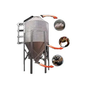 Oem 500T 1000T 2000T 3000T 10000T Grain Storage Feed Tower/silo Pig/Poultry/chicken/animal Husbandry Feeding Equipment Silos