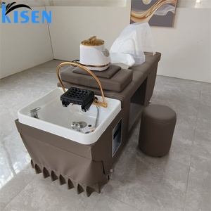 KISEN Hair Washing Shampoo <b>Bed</b> Basin Professional Japanese Thai Massage Head Spa Hair Washing Massage Tables Shampoo <b>Beds</b> - Product Image 1