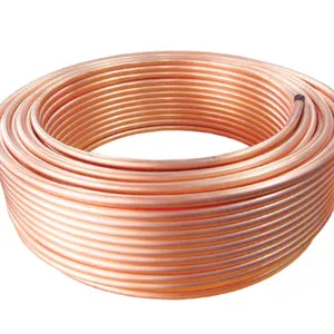 Suppliers 1/4 1/8 Refrigerated Copper Coil Pipes Roll