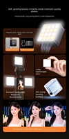 Lampu LED M3 Laris Manis, Temperatur Warna Dapat Diatur 2500-9000K, Lampu Video Fotografi Isi Ulang untuk Kamera Mini Pocket 3