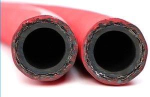 Manguera trenzada de PVC negro industrial Tipo de goma de vapor y algodón <span class=keywords><strong>Riber</strong></span> con modelo de manguera de aceite de alambre de acero para aplicación de agua - Product Image 3