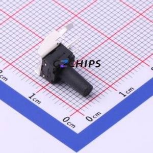 TS-1009-A14B3-D2-T2 Tactile Switch Through hole Switch Single Pole Single Throw Round Button 2.5N Right Angle Insert - Product Image 1