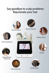 Massage des cheveux 3 en 1 analyseur de cuir chevelu de cheveux motiver la machine de croissance de collagène de cheveux traitement du cuir chevelu détecter l'<span class=keywords><strong>inflammation</strong></span> follicule - Product Image 3