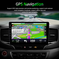 Pemutar Multimedia mobil, GPS navigasi Auto Radio Stereo Video musik Android Double Din 9 inci 1 + 16GB multifungsi