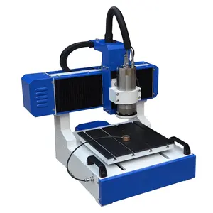 Table Moving Model Mini Hobby CNC Router Engraving Machine 2.2kw 3030 3 Axis 4 Axis 3d Cnc Metal Making Ballscrew