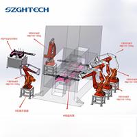 Bras robotisé CNC Fanuc à 4 axes pour la manutention et le placement de pièces
