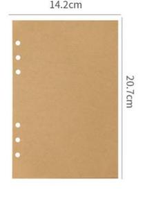 Papel de Recambio para Carpetas de Presupuesto, Hojas Sueltas de 80 Páginas, Anillas <span class=keywords><strong>A5</strong></span> A6, Papel de Repuesto para Planificador de Presupuesto - Product Image 4