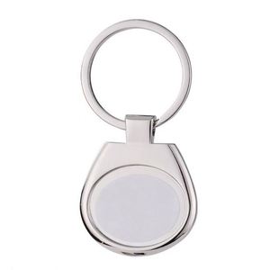 Hot Sale Custom Shape Sublimation Keyrings Customized Blank Metal Heart Transfer Printing Keyholder DIY Keychains - Product Image 2