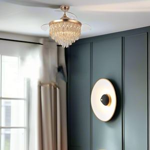 Ventilador de Techo LED Moderno con Motor de CC, Negro Mate, de 42 Pulgadas, con 6 Velocidades para Sala de Estar, Precio de Fábrica - Product Image 6