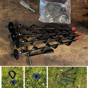 Estacas de Acero de Alta Calidad para Suelo, Anclaje Reutilizable y Portátil para Tiendas de Campaña, Cobertizos y Fijación de Animales - Product Image 5