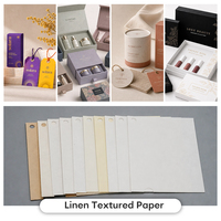 Kertas Bertekstur Serat Linen Bunga Pinus Berkualitas Premium 100/120/200gsm Ramah Lingkungan Dapat Didaur Ulang Gaya Korea Sangat Sederhana