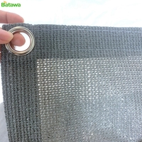 Markise teppich 300 x 500 cm - blau/grau Polyethylen (HDPE) Bodenblech mit Edelstahl-Augen