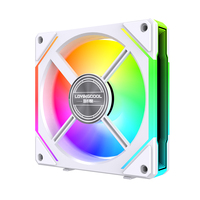 Lovingcool kipas pendingin ARGB RGB, casing komputer sambungan blok bangunan dan CPU PC, pendingin udara LED 5V Antarmuka 3PIN/4PIN