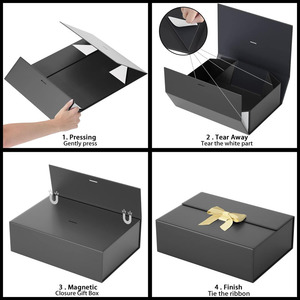 <span class=keywords><strong>Caja</strong></span> <span class=keywords><strong>de</strong></span> Cartón Magnética Plegable Personalizada Negra y Verde, Cajas <span class=keywords><strong>de</strong></span> Regalo <span class=keywords><strong>para</strong></span> el Día <span class=keywords><strong>de</strong></span> <span class=keywords><strong>San</strong></span> Valentín <span class=keywords><strong>para</strong></span> Regalos - Product Image 3