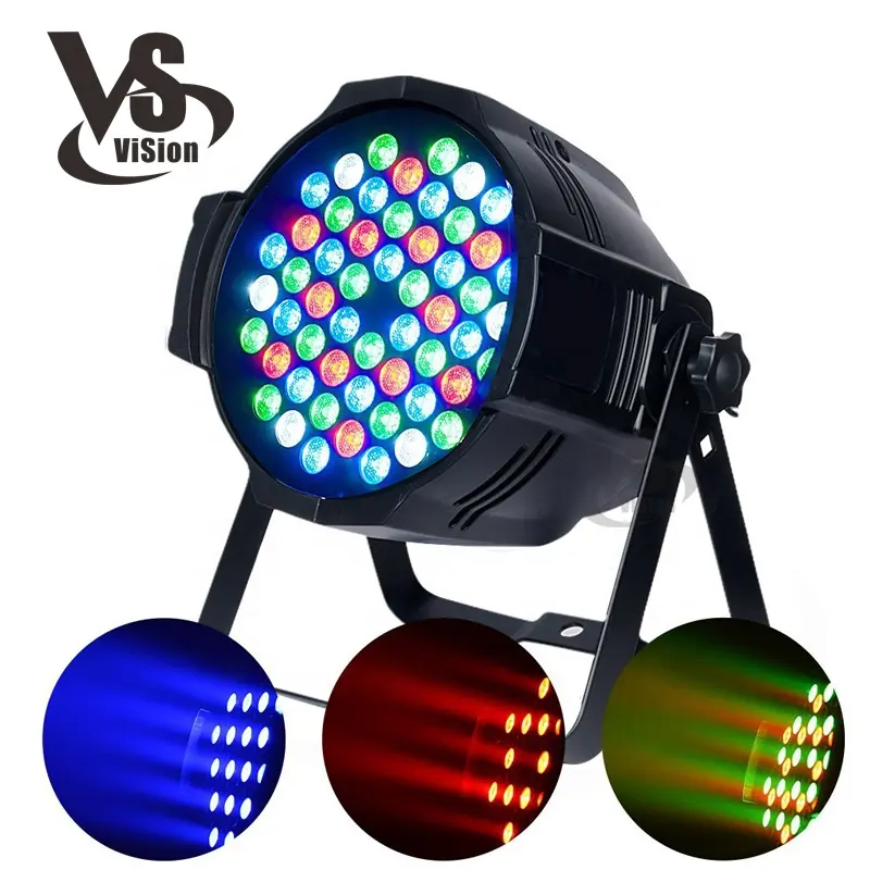 RGBW Fernbedienung 54x3W DMX Wash Uplight Beam DJ Par Bühnen lichter LED-Beleuchtung für Church Party Music Live Show