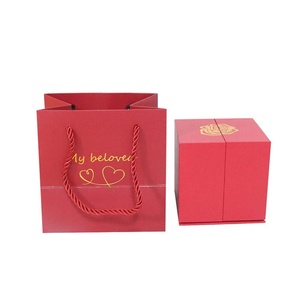 Caja de Joyería de Alta Gama con Diseño Floral de Rosas Impresas en Plástico, Personalizable, para Regalo Sorpresa de San Valentín - Product Image 5