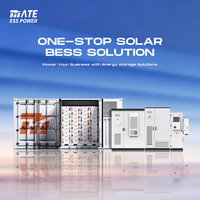 Sistema de Almacenamiento de Energía en Contenedor MATE Todo en Uno BESS de 40 Pies con Batería de Iones de Litio LFP de 1MWH, 2MWH, 3MWH con Refrigeración por Aire y Certificaciones UN38.3 y UL9540