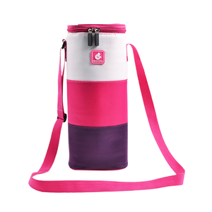 Sac à déjeuner scolaire circulaire en tissu Oxford imperméable avec logo personnalisé du fabricant, sac isotherme portable avec sangle de transport, vente en gros 2026 - Product Image 1
