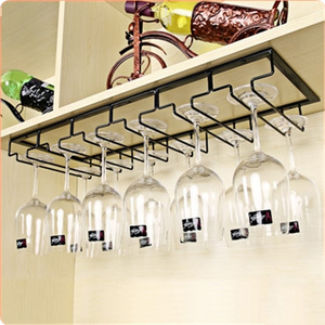 FF270 Metal <strong>Wine</strong> Glass Organizer Kitchen Bar Glasses <strong>Storage</strong> Hanger <strong>Under</strong> <strong>Cabinet</strong> <strong>Wine</strong> Glass <strong>Rack</strong> - Product Image 6