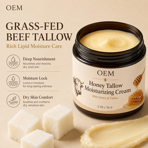 Crema Bálsamo <span class=keywords><strong>de</strong></span> Sebo <span class=keywords><strong>de</strong></span> Res, <span class=keywords><strong>de</strong></span> Ganado Alimentado con Pasto, con Miel <span class=keywords><strong>de</strong></span> Manuka Batida, Reparadora <span class=keywords><strong>de</strong></span> la Piel, Hidratante, Antienvejecimiento, Reafirmante, para Rostro y Cuerpo - Product Image 1