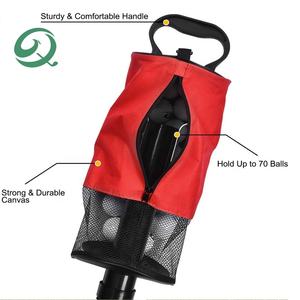 Suministro directo de fábrica Golf Shag Bag Ball Picker Golf Ball Shag Bag Golf Ball Retriever Pick up con mango de plástico y Marco - Product Image 3