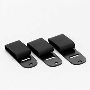 Maßgefertigte Verschiedene Oberflächenbeschichtungen Hochwertige Edelstahl-Metallgürtelclips Metallclips - Product Image 5