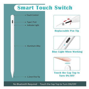 Stylet tactile numérique <span class=keywords><strong>iPad</strong></span> Pencil 2ème génération <span class=keywords><strong>avec</strong></span> stylet magnétique sans fil pour tablette Android - Product Image 3