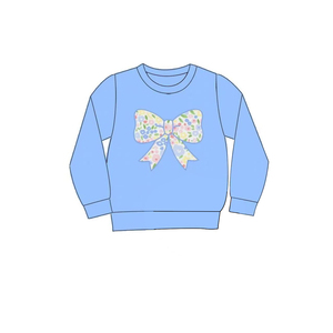 Camisa de Manga Larga para Niñas, Estilo Casual, Transpirable, con Bordado de Leopardo y Flores, de Algodón, para Primavera y Otoño, de RTS Boutique Bows - Product Image 4