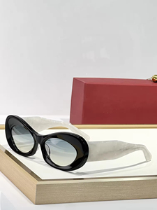 Gafas de Sol de Lujo con Armazón Ovalado Clásico de Diseño de Marca de Moda 2025, Unisex, Hechas a Mano con Armazón de Acetato, Lentes de Otras Marcas Hechas en China - Product Image 3