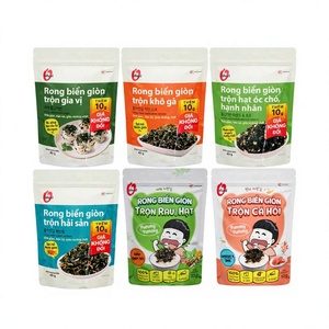 Alga crujiente con pollo seco mixto 40g O'food - Snack de algas tostadas y sazonadas con pollo seco |   Venta al por mayor y OEM - Product Image 6