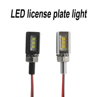 Ampoules LED universelles à visser 12V 24V en aluminium robuste pour éclairage de camion, remorque, hayon et plaque d'immatriculation Blanc