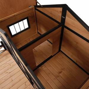 Moderne Dier Kooi Massief Hout Opening Dak Hond Huis Voor Kleine Huisdier Huis - Product Image 5