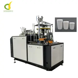 Yüksek kaliteli kağıt bardak üretim hattı fiyat kağıt bardak yapma makinesi satılık
